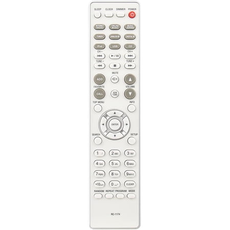 RC-1174 New Replacement Remote fit for Denon CD Receiver RCD-M40 RCD-N8K RCD-M39 RCD-M41