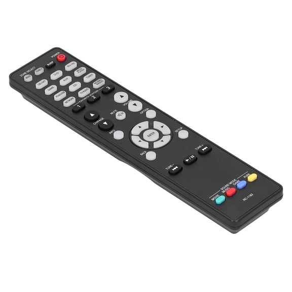 RC-1183 LCD TV Remote Control Replacement Portable Television Controller for Various Display Monitors Smart Entertainment Devices Black Finish 9.4 Inches / 24.0 cm