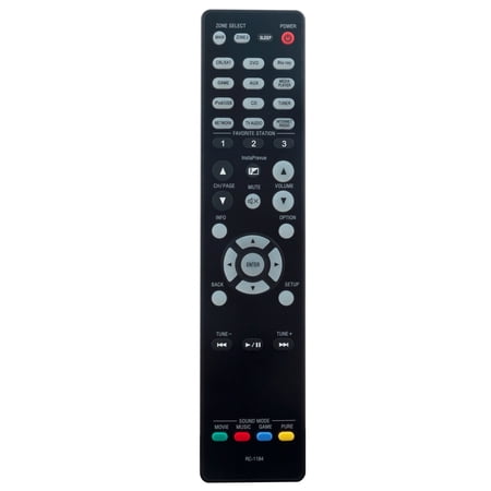 RC-1184 Replace Remote Control for Denon AV Receiver AVR-X3000 AVRX3000