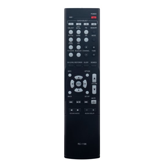 RC-1196 Replacement Remote Control fit for Denon AV Receiver AVR-X520BT AVR-S500BT AVR-S510 AVR-S510BT AVR-X510BT 30701017000AD AVRX520BT AVRS500BT
