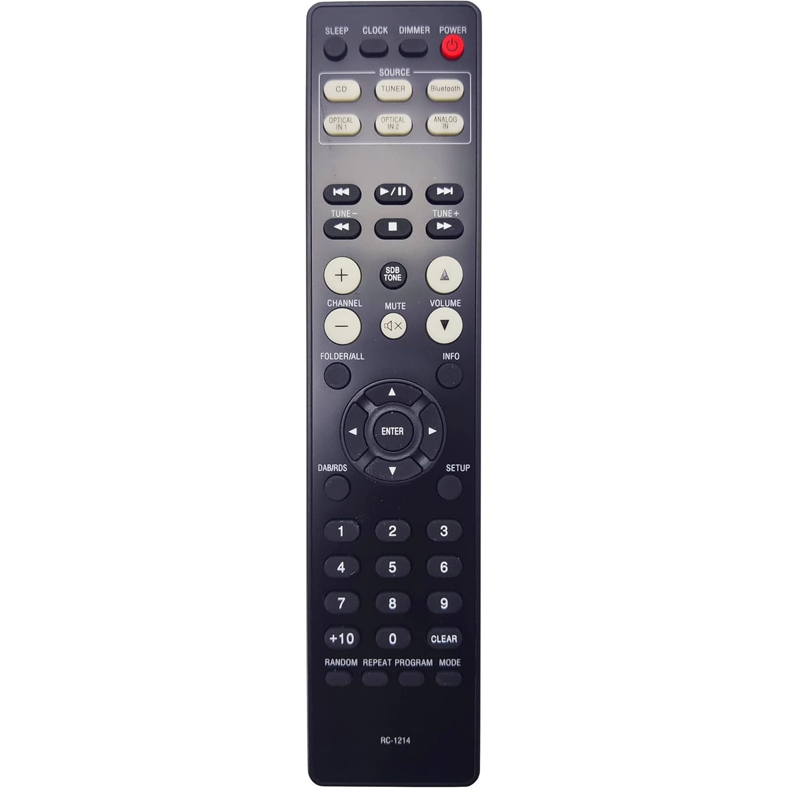 RC-1214 Replacement Remote Control for Denon HiFi System RCD-M41 D-M41 ...