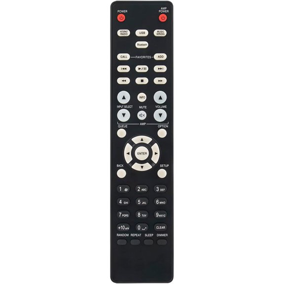 RC-1224 Remote Control Commander fit for Denon AV Audio System DNP-800NE