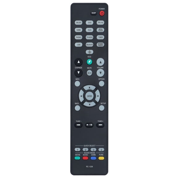 RC-1226 Replace Remote for Denon AV Stereo Receiver AVR-S750H AVR-S640H AVRS650H