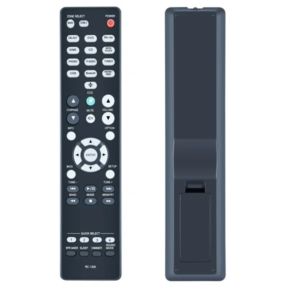 RC-1235 Replacement Remote Control Commander fit for Denon Stereo Receiver DRA-800H DRA800H