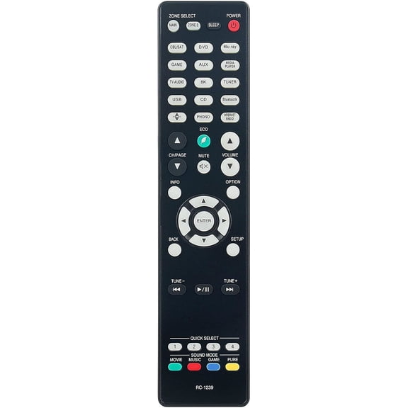 RC-1239 Remote Control Commander fit for Denon AV Receiver AVR-X3700H AVR-X2700H AVR-S960H