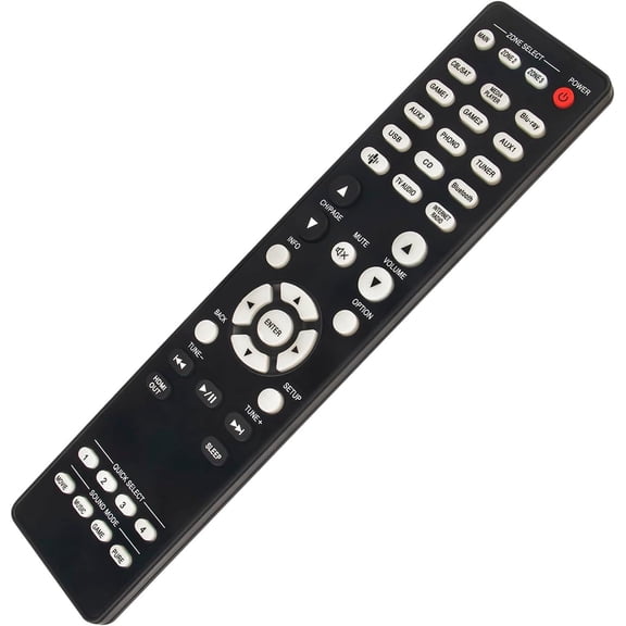 RC-1256 Replacement Remote Control Commander fit for Denon Radio Music System AVR-X6800H T-R650DAB TR650DAB