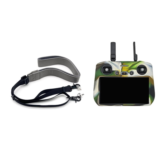 RC 2 Silicone Case with Lanyard Strap for DJI Avata 360/Mini 5 Pro/Air 3S/Mini 4 Pro Drones Screen Remote Controller Protective Sleeve Accessories