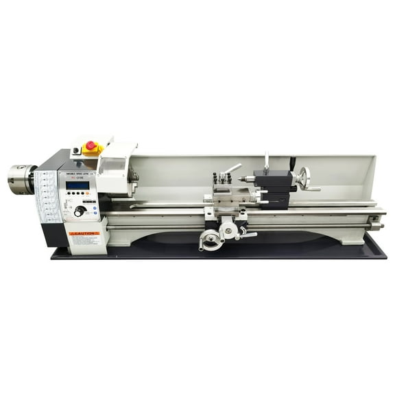 RC-210E Double Head Double Chuck Electronic Pulse Precision Metal Bench Lathe 8"*32"