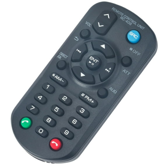RC-406 Replace Remote for Kenwood Receiver KMM-BT260U KDC-X304 KDC-X704 KMR-D358