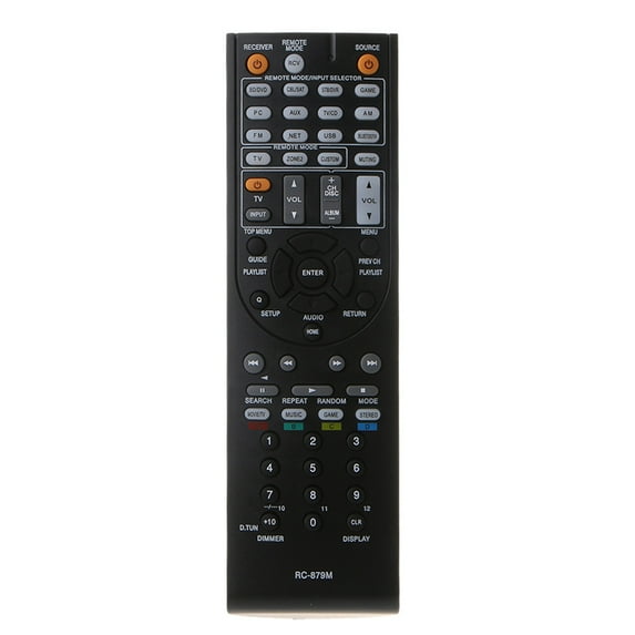 RC-879M Remote Control Replacement for Onkyo Power Amplifier AV Receiver