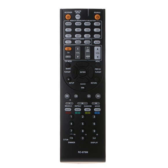RC-879M Remote Control Replacement for Onkyo Power Amplifier AV Receiver