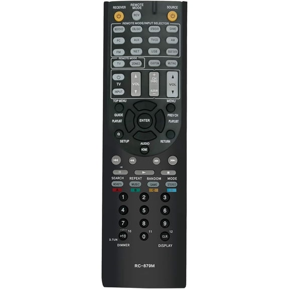 RC-879M Replacement Remote Control Commander fit for Onkyo AV Receiver TX-NR535 TX-SR333 HT-R393 TXNR535
