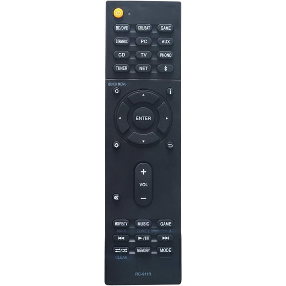 RC-911R Replaced Remote fit for Onkyo AV Receiver HT-R695 TX-NR555 TX-NR575