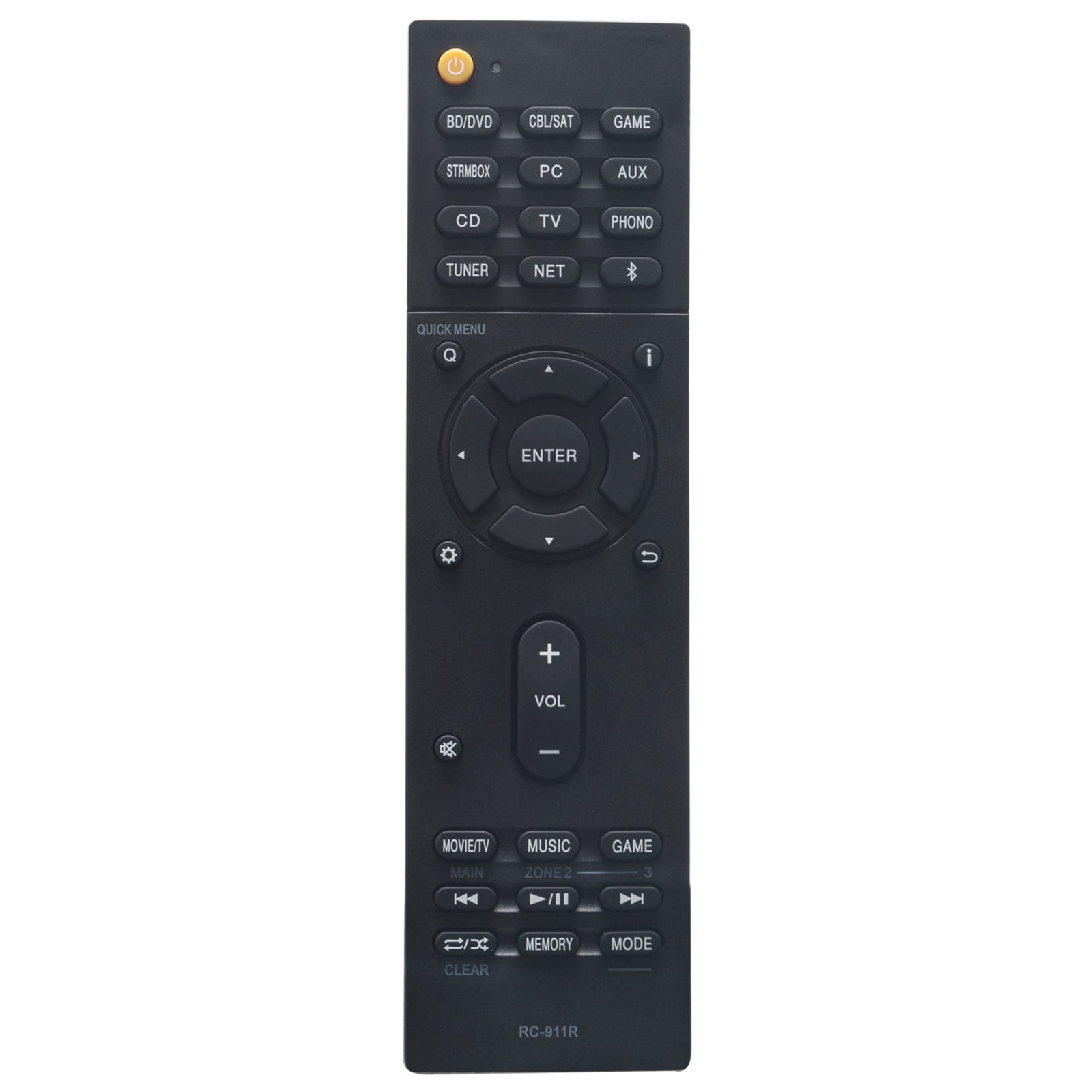 RC-911R Replace Remote Control For Onkyo AV Receiver HT-R695 HT-S7800 TX- NR555