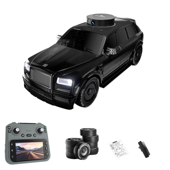 RC 911S FPV RC Drift Car with Elevating 270° Rotating Camera, 4WD Remote Control Off-Road Vehicle, HD Video Screen Transmitter, 4.3-Inch Display
