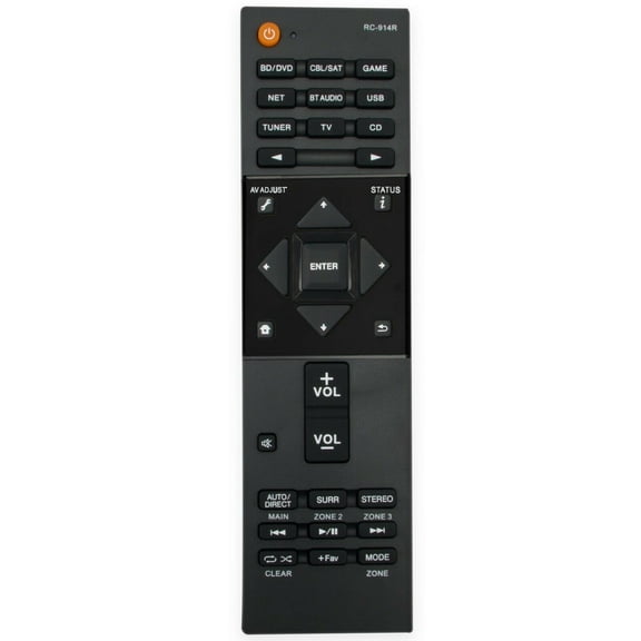 RC-914R Replace Remote for Pioneer Stereo Receiver VSX-831-K VSX-LX101 VSX-LX301