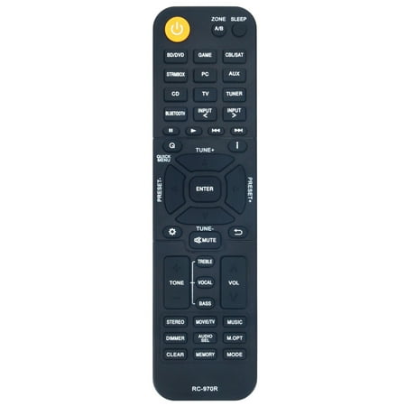 RC-970R Replace Remote for Onkyo AV Receiver TX-SR393 TX-SR494 HT-R398 HT-S3910