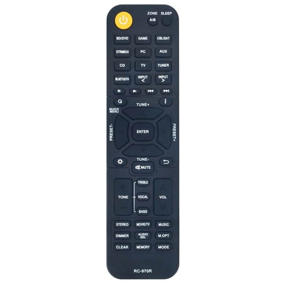 RC-970R Replace Remote for Onkyo AV Receiver TX-SR393 TX-SR494 HT-R398 HT-S3910
