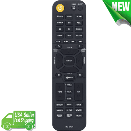 RC-972R Replace Remote Control for Onkyo AV Receiver TX-NR595 TX-RZ840 TX-NR797