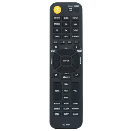 RC-972R Replace Remote for Onkyo AV Receiver TX-NR797 TX-RZ840 TXNR797 TXRZ840