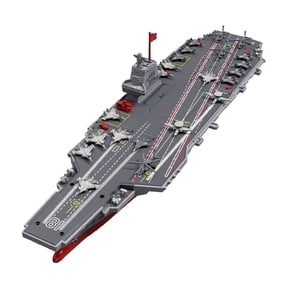 RC Aircraft Carrier, 20KM/h High Speed Remote Control Military Warship Battleship for Pool&Lake
