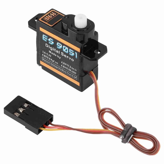 RC Airplane Servo, Lightweight Powerful, Plastic Gear, Reliable Performance, FUT/JR Compatible