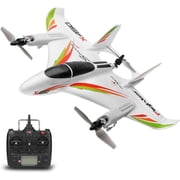 Bruce&Shark RC Airplane WLtoys XK X450, 2.4G Remote Control Plane 6 Channel Brushless Motor Aircraft, Vertical Takeoff LED RC Glider Fixed Wing Plane RTF For Adult Child Kid Teen