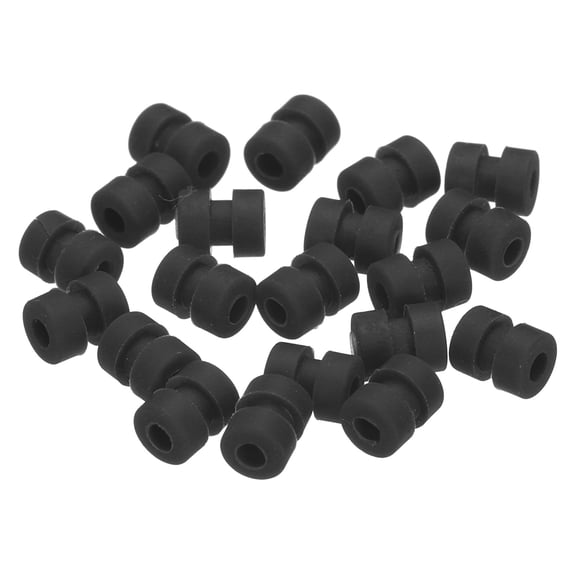 RC Anti Vibration Rubber Balls for RC F4 F7 Flight Controller Gimbal M2x5.6mm (Black),Pack of 20