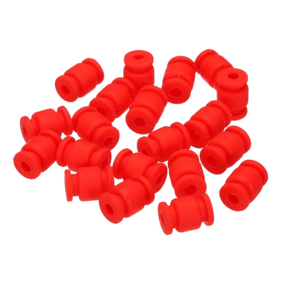 RC Anti Vibration Rubber Balls for RC F4 F7 Flight Controller Gimbal M3.5x13mm (Red),Pack of 20