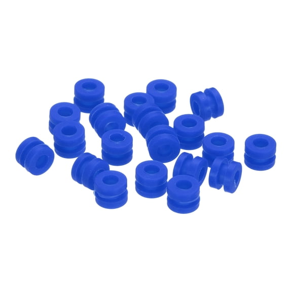 RC Anti Vibration Rubber Balls for RC F4 F7 Flight Controller Gimbal M3x4.6mm (Blue),Pack of 20