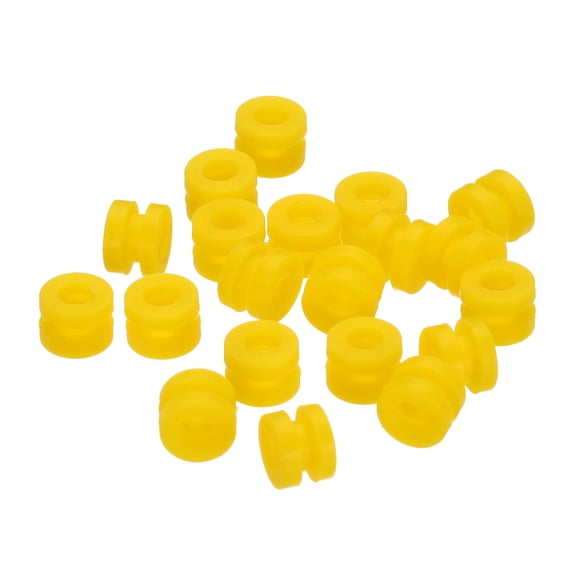 RC Anti Vibration Rubber Balls for RC F4 F7 Flight Controller Gimbal M3x4.6mm (Yellow),Pack of 20