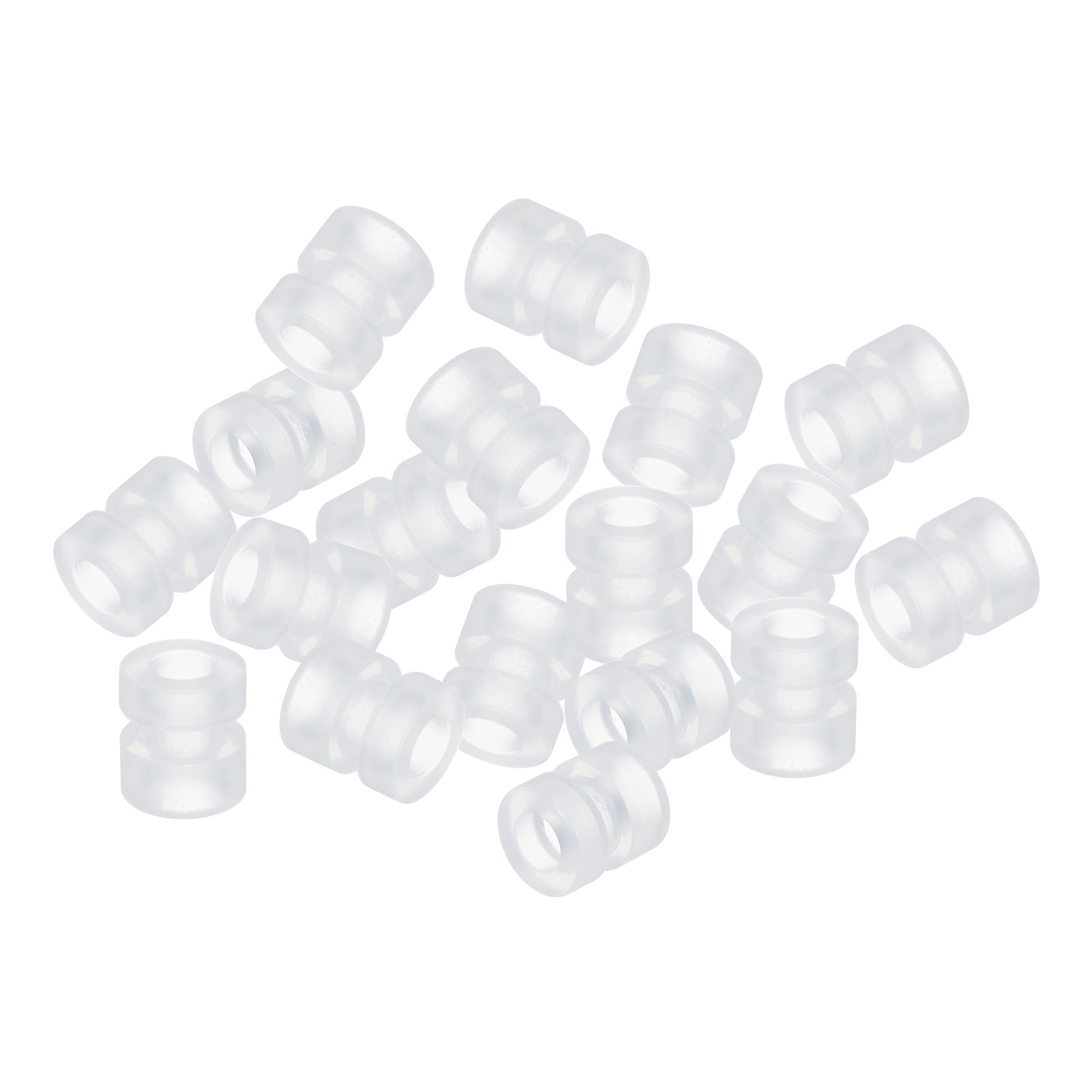 QUARKZMAN RC Anti Vibration Caoutchouc Billes RC Amortisseur Billes Pour RC F4 F7 Vol Contrôleur Cardan M2x6mm Choc Absorption Billes,RC Modèles DIY Drone Accessoires,Paquet De 20 (Violet