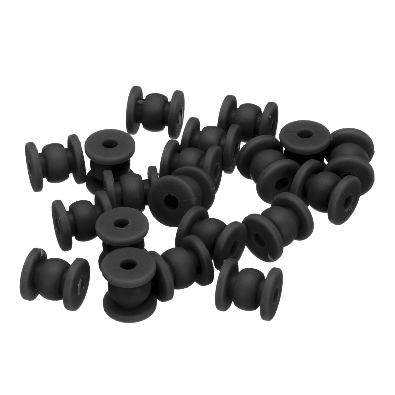 QUARKZMAN Palle Ammortizzanti Gomma Anti-Vibrazione per Rc,Il Controller Volo Rc F4 F7 Gimbal M2x6mm, Palle Assorbimento Degli Urti, Accessori Droni Fai-Da-Te (Nero), Confezione da 36 Pezzi