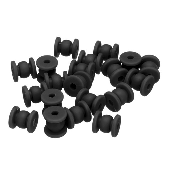 RC Anti Vibration Rubber Balls for RC F4 F7 Flight Controller Gimbal M4x12mm (Black),Pack of 36
