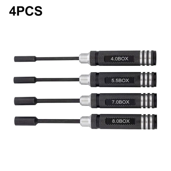 RC Aviation Model Hexagonal Screwdriver 4-Piece Set of Tools, 4-8mm, Precision Mechanic Tool Kit, RC Hobby Tools for Model Repair