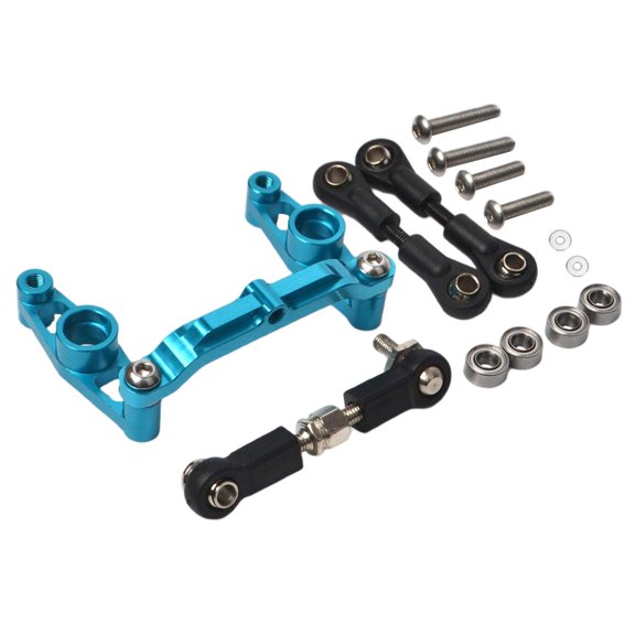 RC Ball Bearing Crank Steering Set fit for TT02 TT02B 1:10 Scale Remote Control Car Vehicle Hobby Model DIY Assembly Replacement Accessories