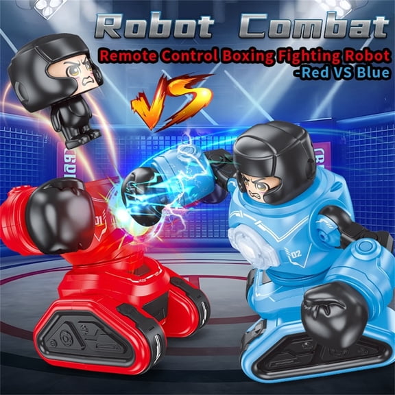 RC Battle Robot Toy - Interactive Fighting Robot with Durable Design, Remote Control & Exciting Action for Gaming & Entertainment, 2Pcs Robot