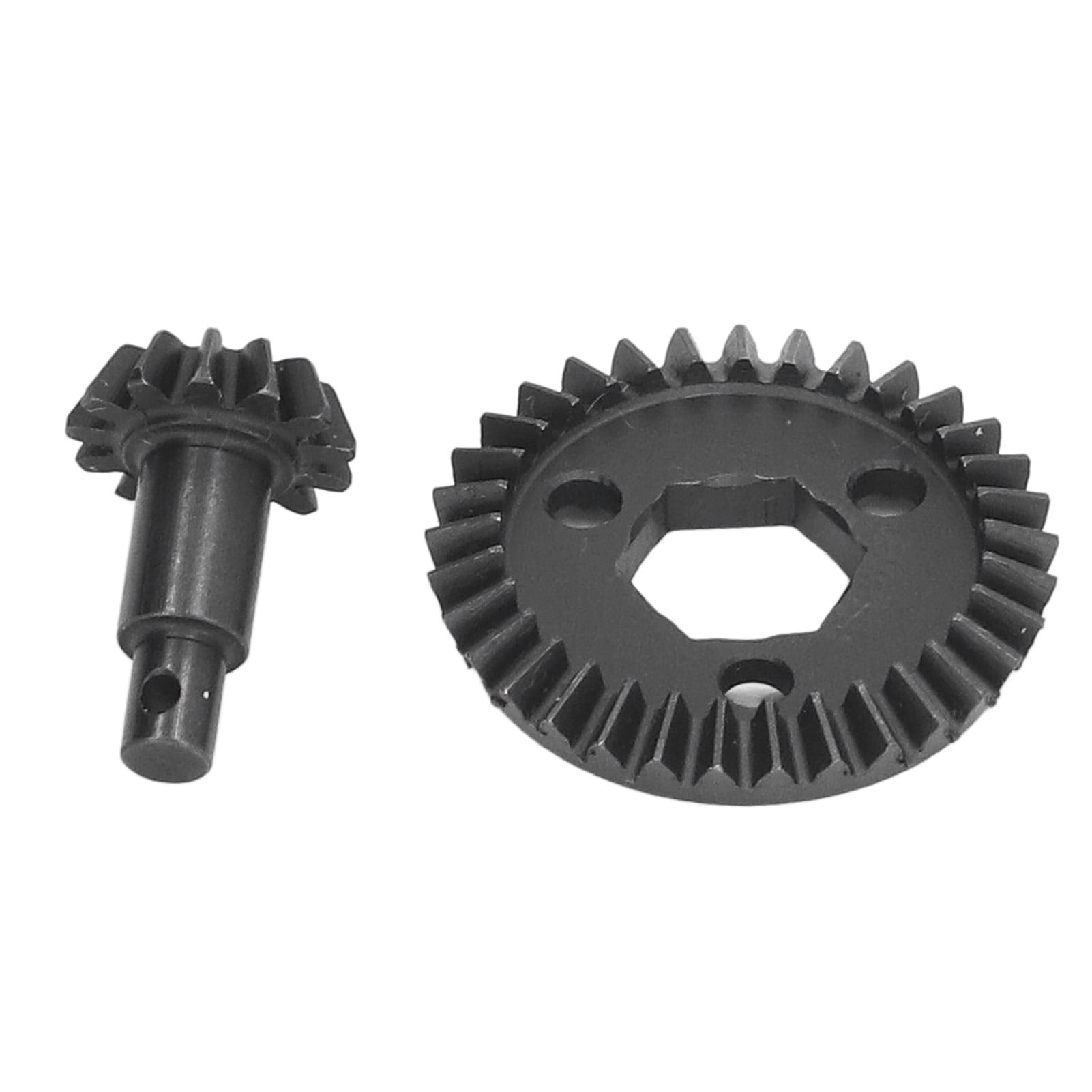 RC Bevel Gear Set Lightweight Black High Strength 33T 13T RC Diff Ring Pinion Gearsfor Axial 1/