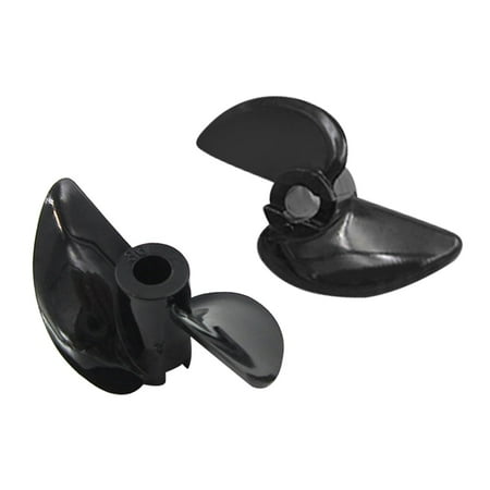 RC Boat CCW CW Propeller 3mm Shaft Black Rotating Propeller Props for RC Boat Pair , 32mmx3mm