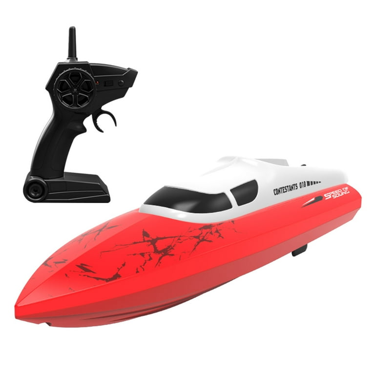 RC Boat Fast RC Boats for Adults Kids 2.4GHz Remote Control Boat for Boys Radio Controlled Boats Battery Remote Control Boat for Pool Lake The