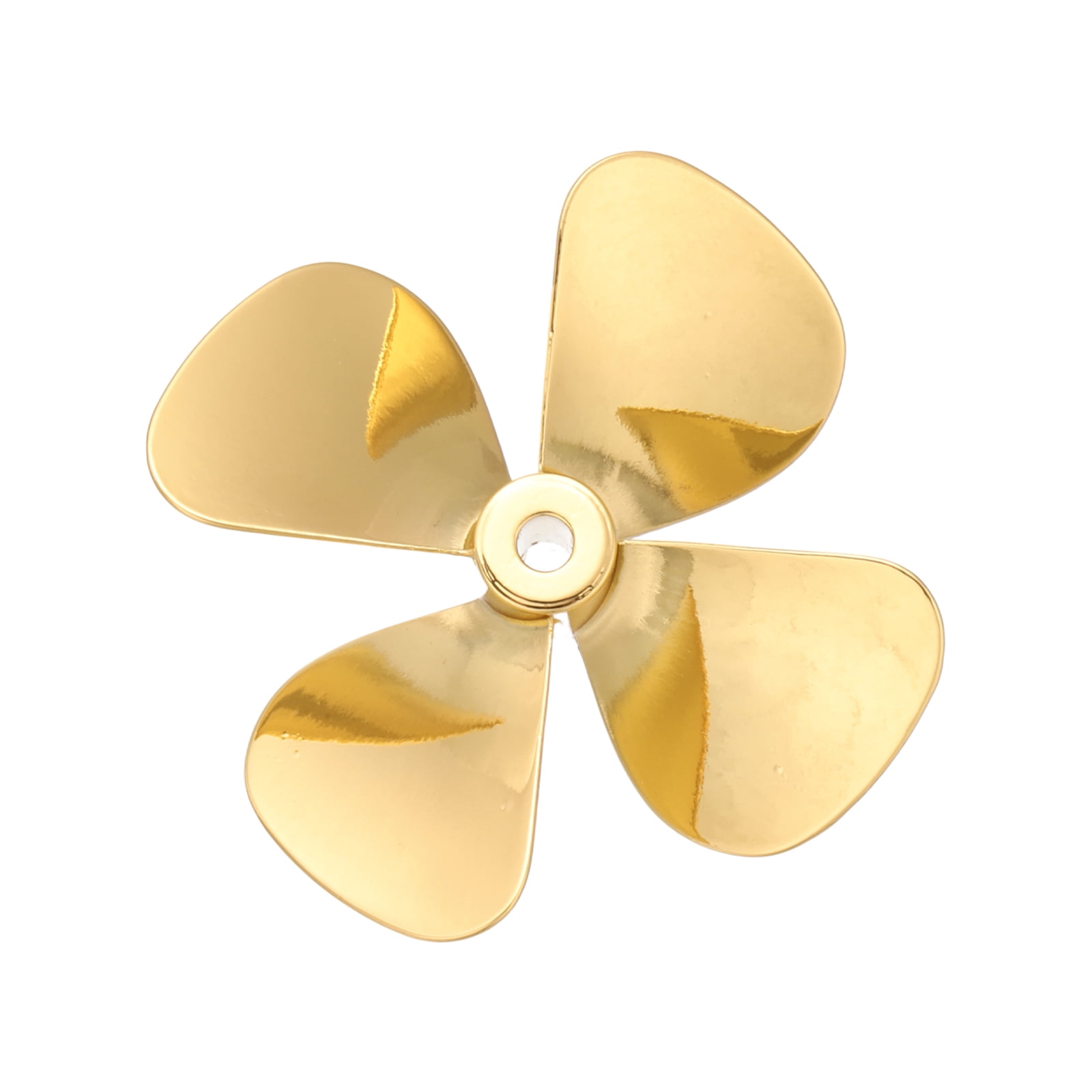 RC Boat Propeller, 4 Blades Propellers 4mm Hole Dia 55mm OD CCW ...