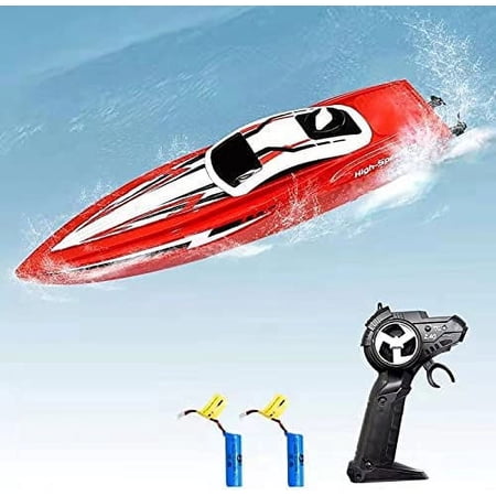 RC Boat,Remote Control Boats for Pools and Lakes,15km/h High Speed Mini Boat Toys for Kids