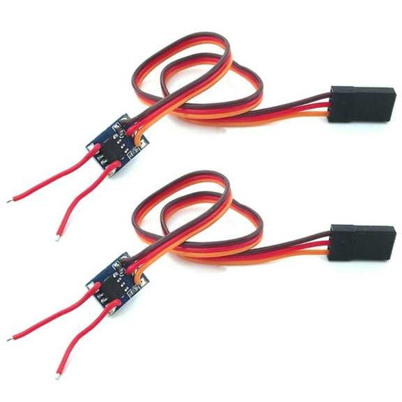 RC Brushed ESC Electric Speed Controller DIY for Stable Driving Set of 2