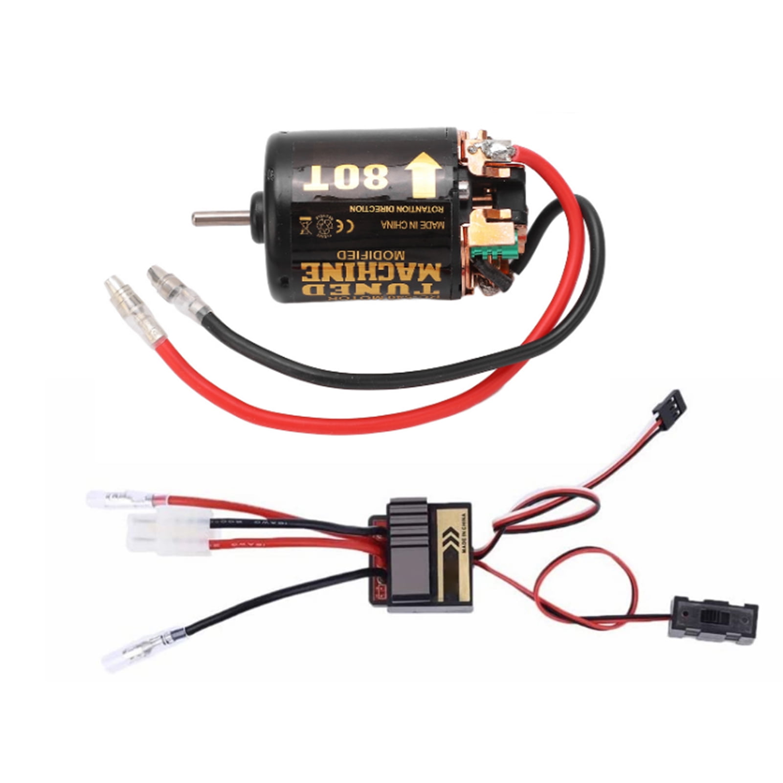 RC Brushed Motor High Frequency Drive System 320A Brushed Motor ESC ...