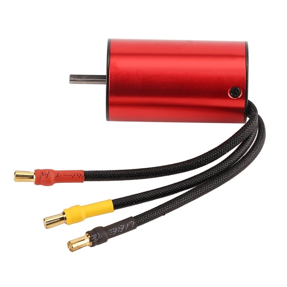 RC Brushless Motor Aluminium Alloy Red 2845 5900KV Waterproof Motor for for HSP 1/12 Remote Control Car