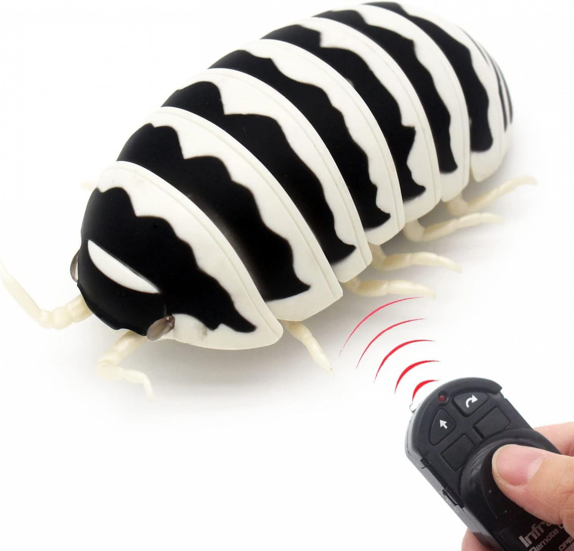 RC Bug Remote Control Worm Realistic Pillbug Electronic Animal Prank