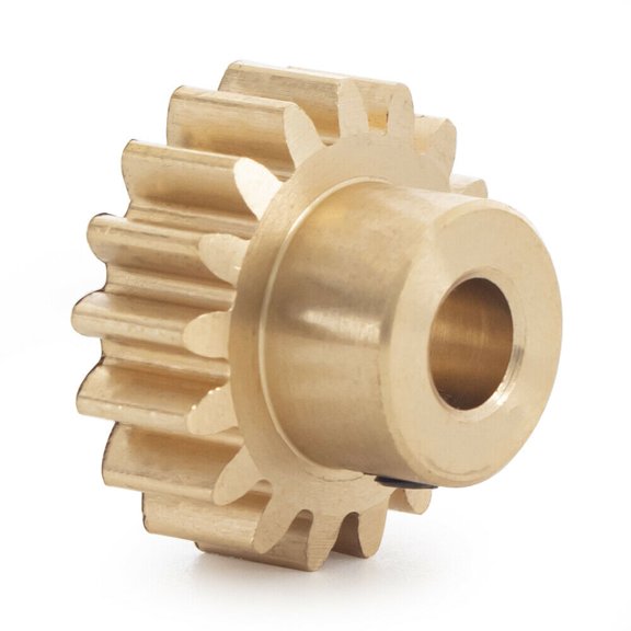 RC Car 17T Brass Motor Gear Golden Pinion Cogs Replacement DIY for Axial 1/10 RBX10 Ryft Part TAPDRA Spare Part