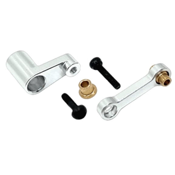 RC Car 28T Servo Arm Steering Rod Heavy Duty Aluminum Construction Suitable for 1/24 244016 Hobbyists