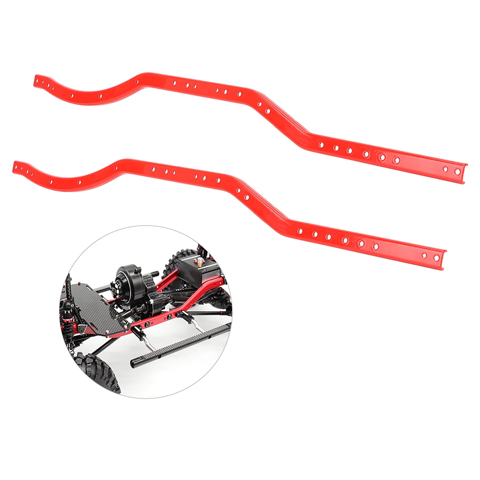 RC Car Accessory,Universal Steel Chassis Frame Rails RC Car Accessory ...