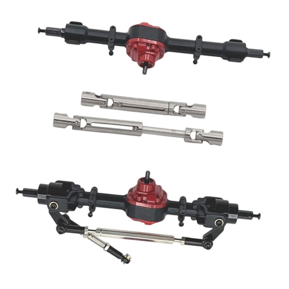 RC Car Axle Front Rear Axles Metal Drive Shafts Heavy Duty Construction Upgrade for MN82 LC79 1/12 Model